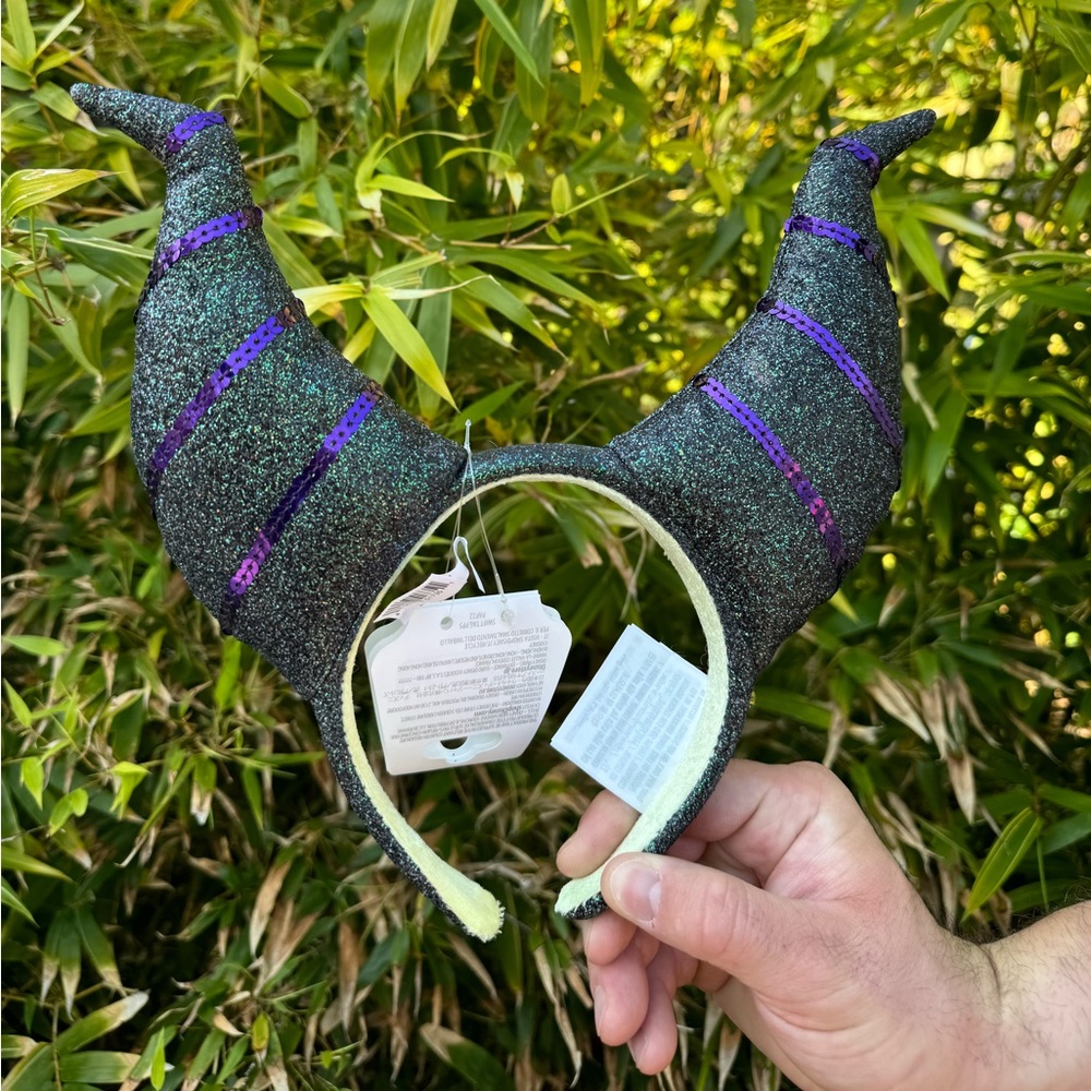 Disney Parks Sleeping Beauty Maleficent Horned Minnie Ear Headband